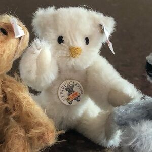 Steiff White Teddy Bear Stuffed Animal